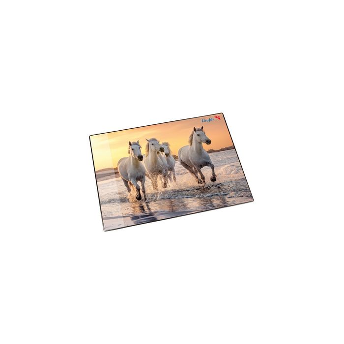 Läufer Sous-main Chevaux sur la plage, 400 x 530 mm