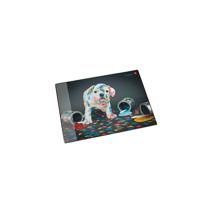 Läufer Sous-main "chien multicoloré", 400 x 530 mm