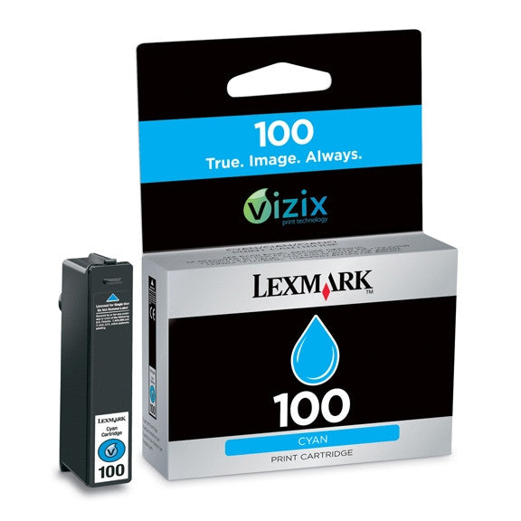 Cartouche Jet d'encre de Marque Lexmark 14N0900E Type 100 Cyan (200 pages)