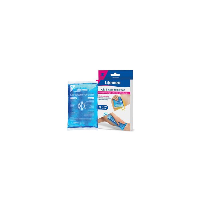 Lifemed Compresse chaud/froid, 140 x 130 mm, bleu