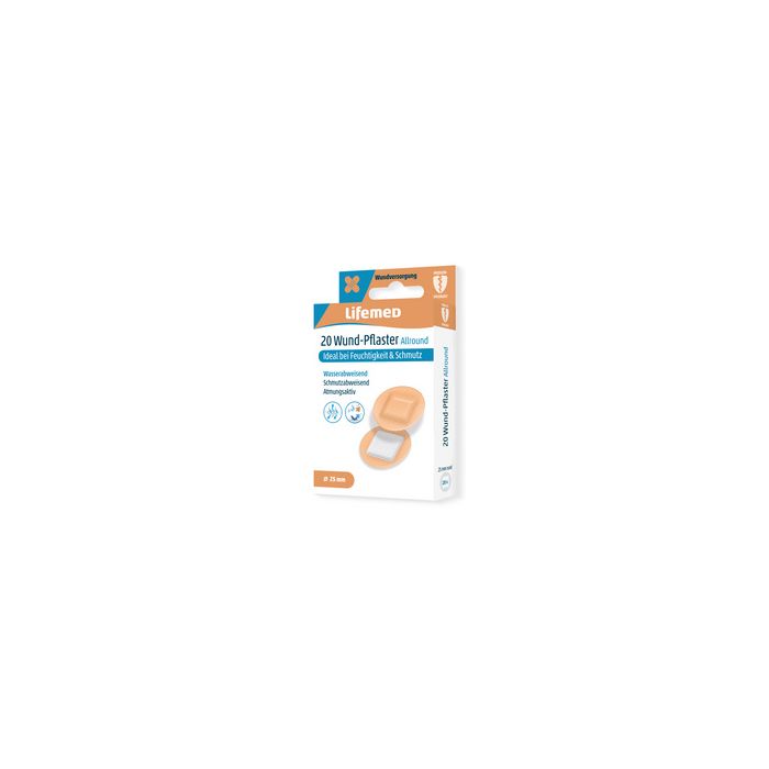 Lifemed Pansement "Allround", rond, ton chair