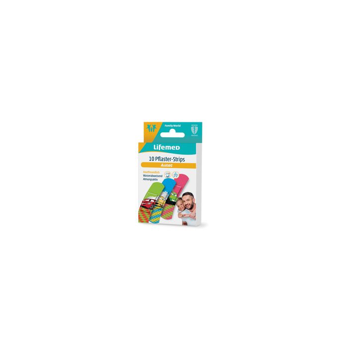 Lifemed Pansement pour enfants "Voitures", paquet de 10