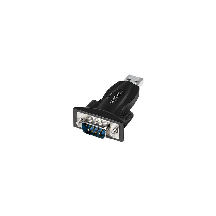 LogiLink Adaptateur USB 2.0 - RS232, noir