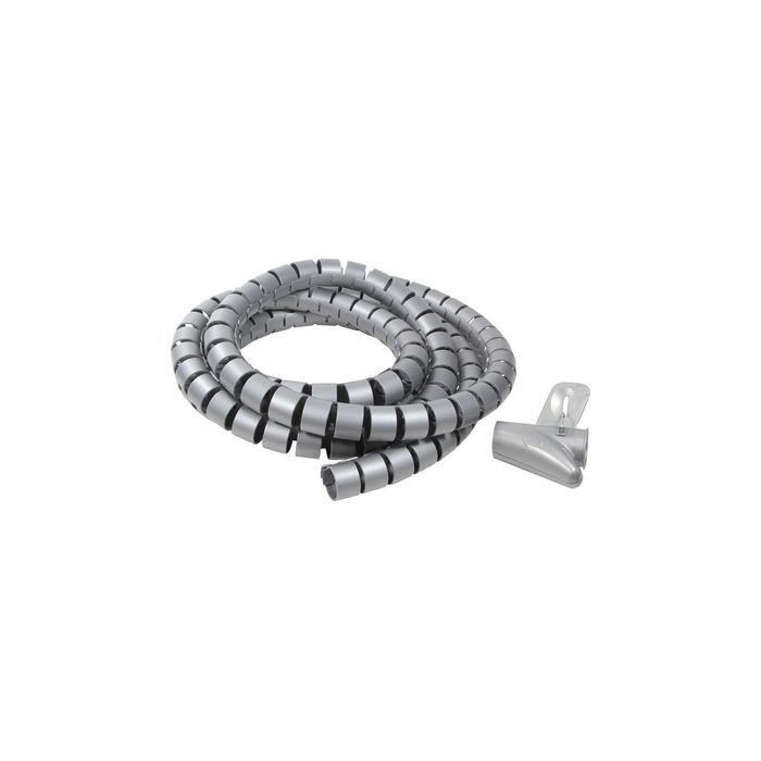 LogiLink Attache-câbles, 1,5 m, diamètre: 25 mm, gris