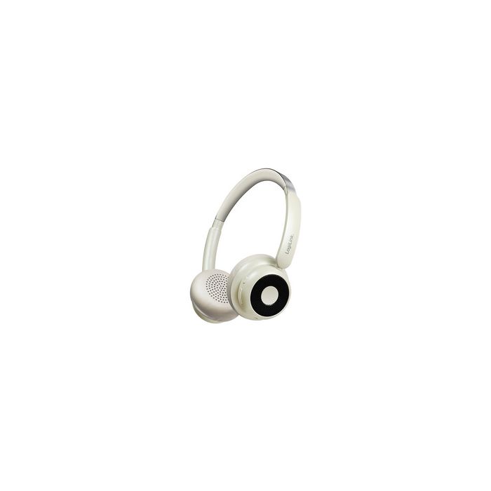 LogiLink Casque audio BT 6.0 AuraSolo, bluetooth, beige