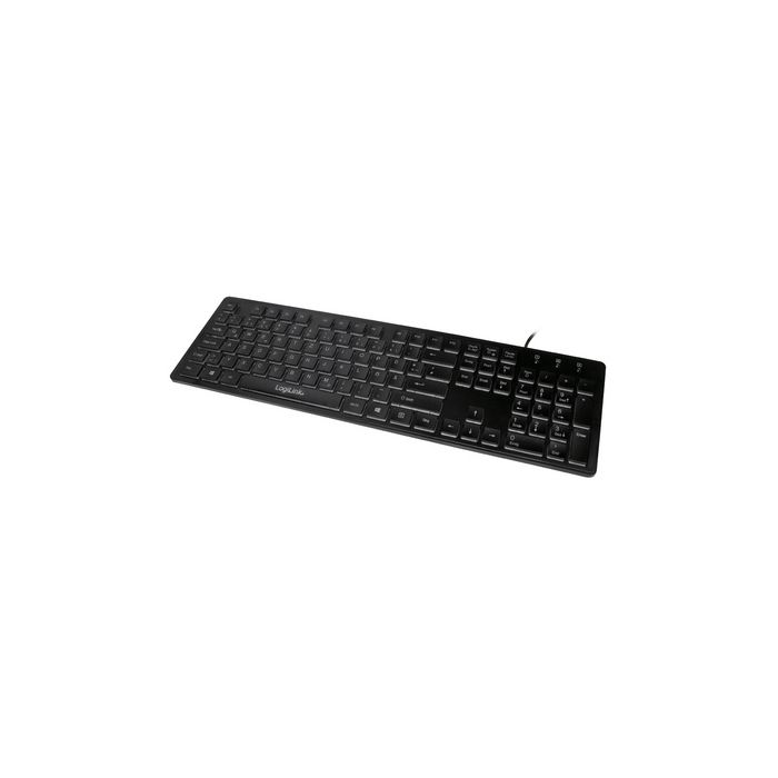 LogiLink Beleuchtete Tastatur, kabelgebunden, schwarz