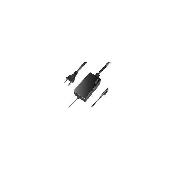 LogiLink Bloc d'alimentation pour Surface Notebooks, 65 W