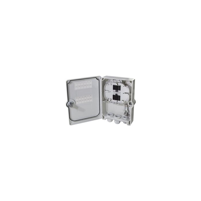 LogiLink Boîte d'épissure FTTH/FTTB, pour 24 fibres max.