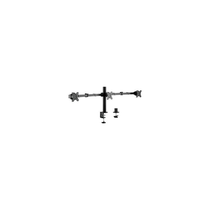 LogiLink Bras support pour 3 écrans, longueur du bras 380 mm