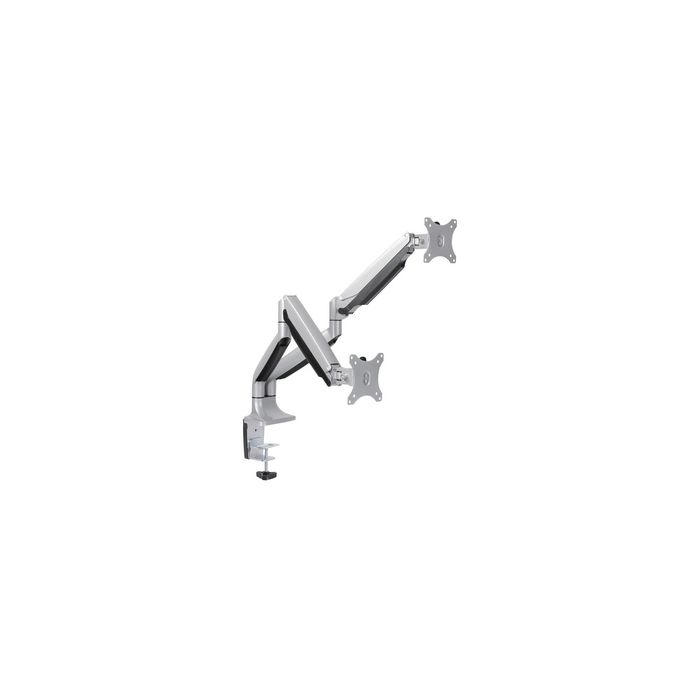 LogiLink Bras support double, longueur bras: 525 mm, argent