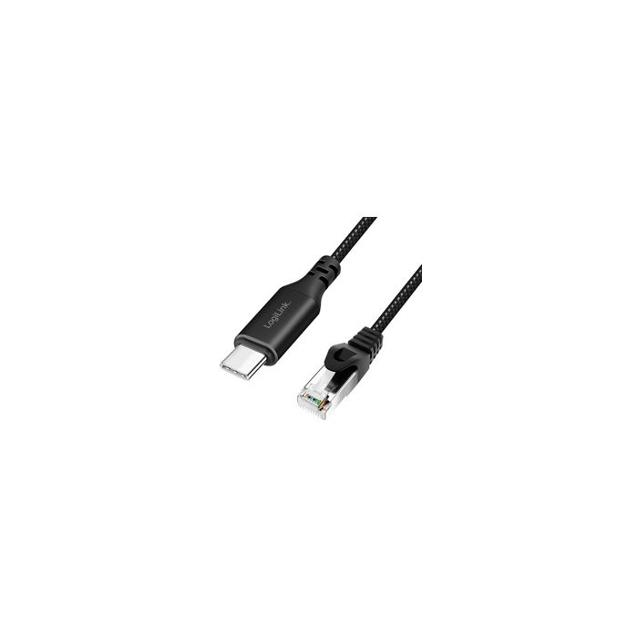 LogiLink Câble Ethernet USB 3.2, USB-C - RJ45, 5 m