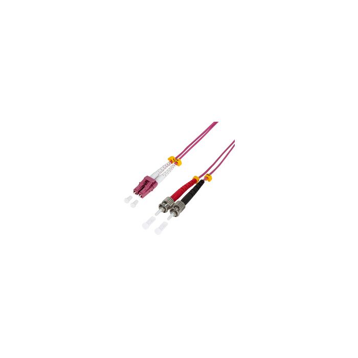 LogiLink Câble Patch à fibre optique, LC Duplex - 2 x ST