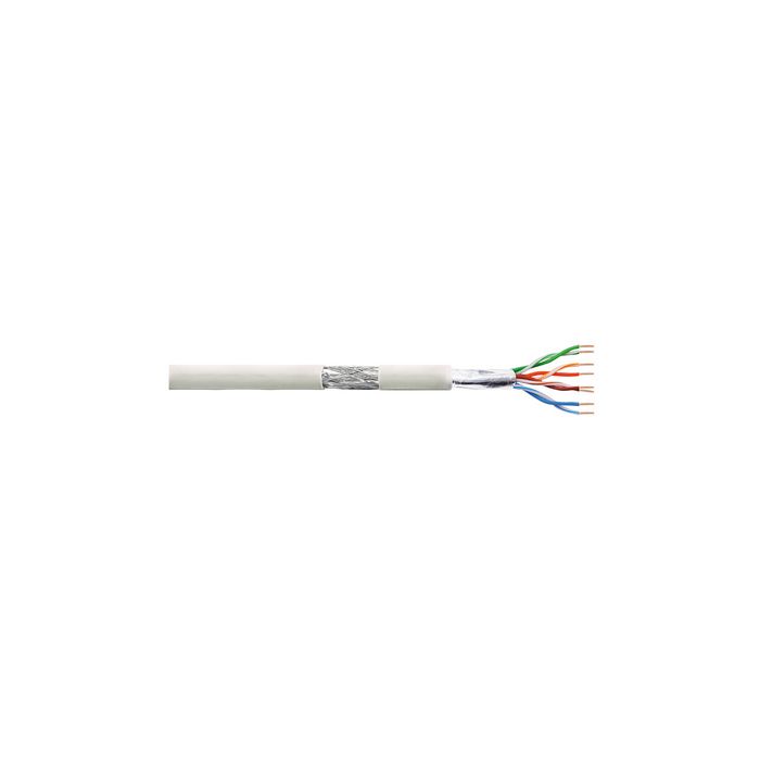 LogiLink Câble Patch, Cat.5e, S/FTP, 100 m, gris