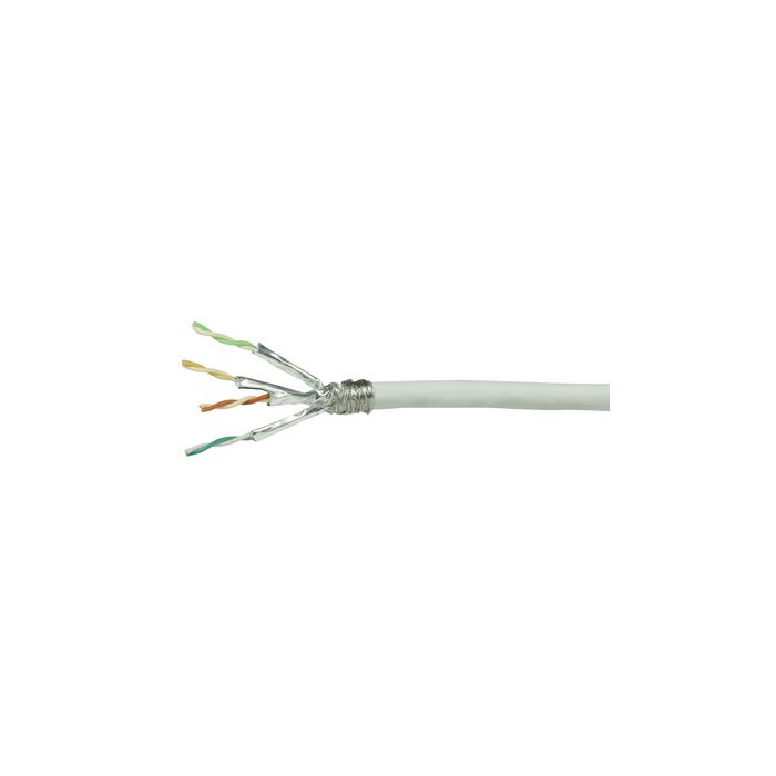 LogiLink Câble d'installation, Cat.7, S/FTP, 100 m, blanc