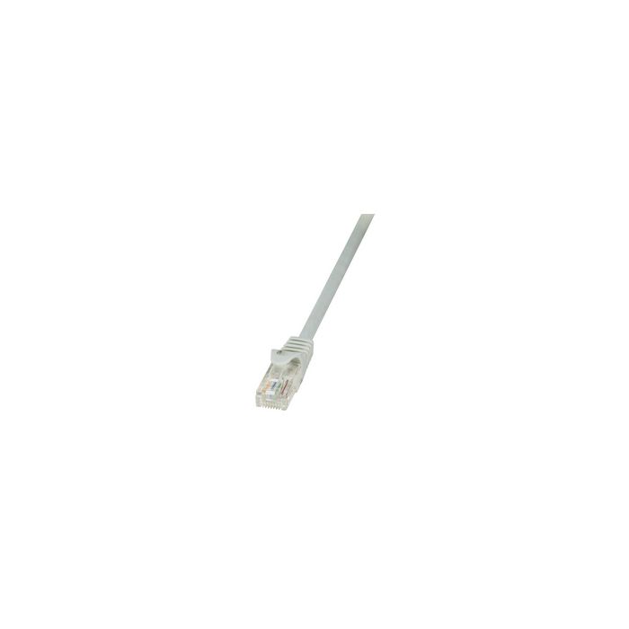 LogiLink Câble patch EconLine, Cat. 6, U/UTP, 1 m, gris