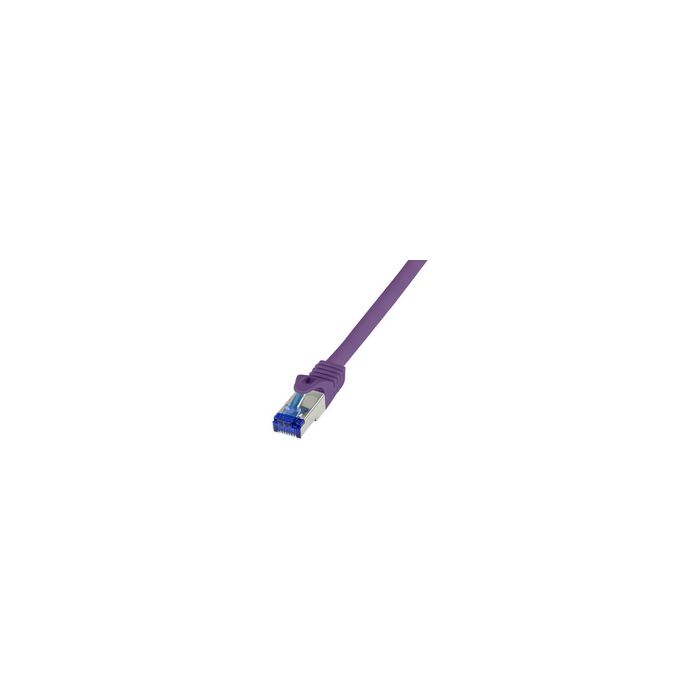 LogiLink Câble patch Ultraflex, Cat.6A, S/FTP, 5,0 m, violet