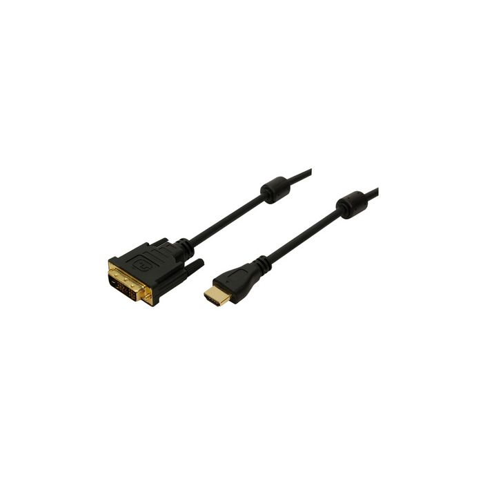 LogiLink Câble pour moniteur HDMI - DVI-D 18+1, 3,0 m