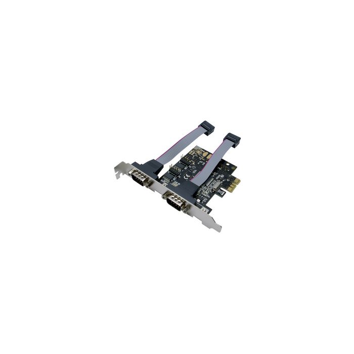 LogiLink Carte PCI Express sérielle RS-232, 2 ports