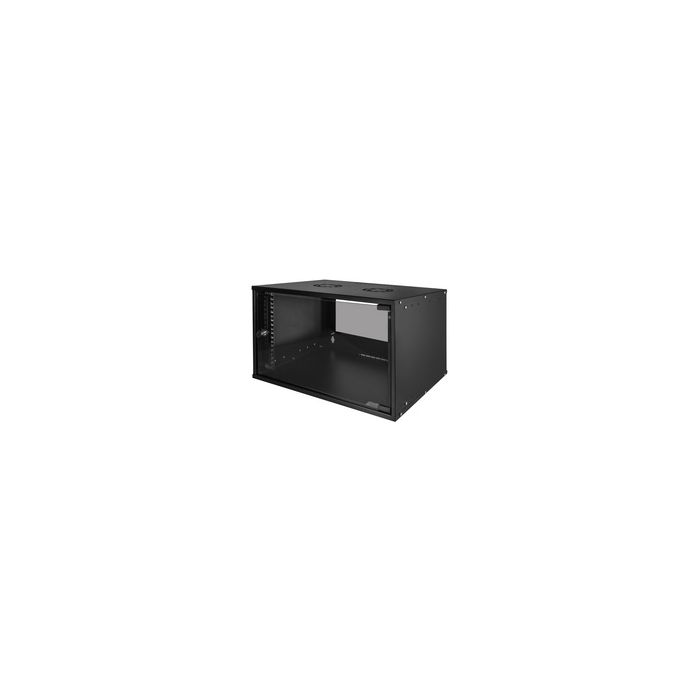 LogiLink Coffret mural 19" ECO, 6 U, assemblé, noir
