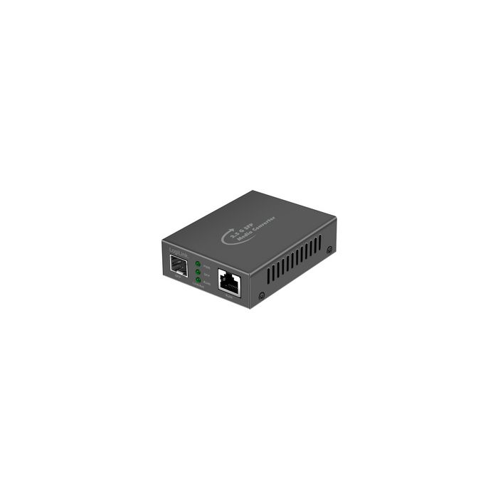 LogiLink Convertisseur média 2,5 Gigabit, RJ45/SFP, noir