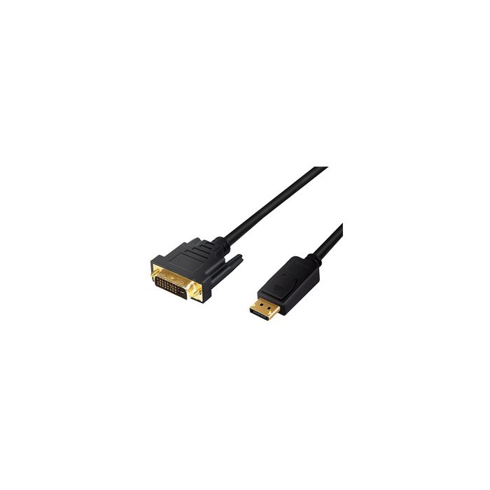 LogiLink Cordon convertisseur DisplayPort - DVI, 2,0 m, noir