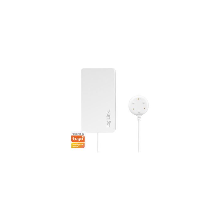 LogiLink Détecteur de fuite d'eau intelligent Wi-Fi, blanc