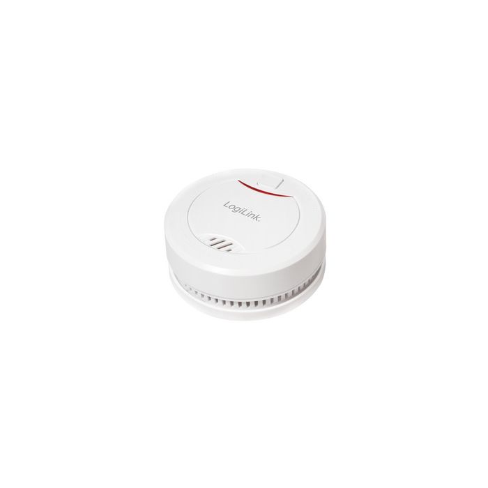 LogiLink Détecteur de fumée Longlife, avec batterie, blanc