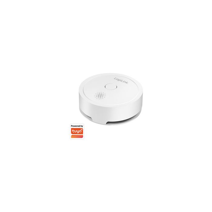 LogiLink Détecteur de fumée Smart Wi-Fi, blanc