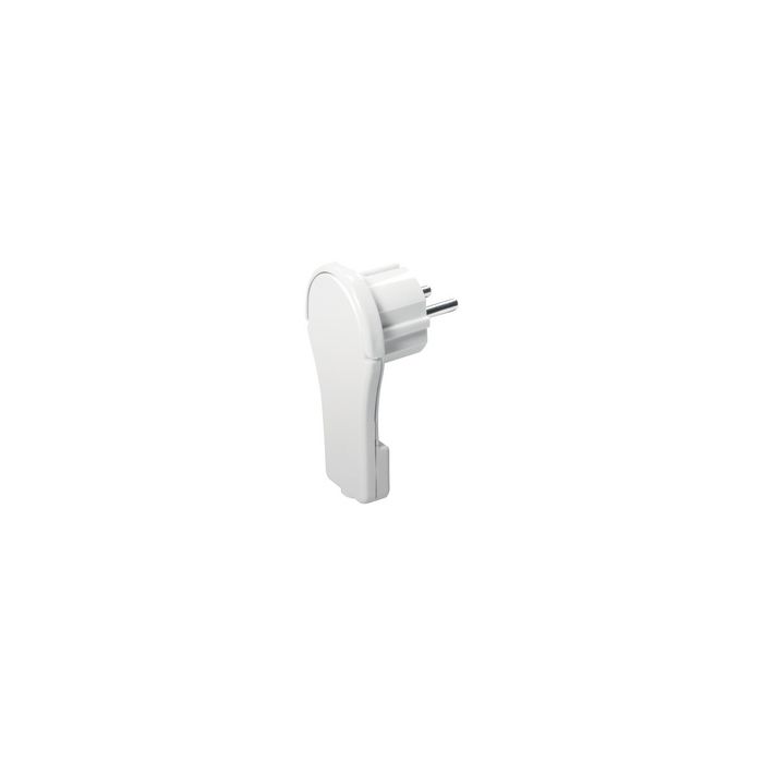 LogiLink Flachwinkelstecker zur Selbstmontage, weiß