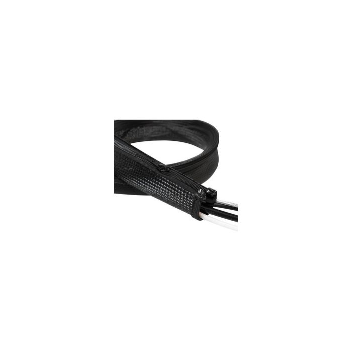 LogiLink Gaine pour câble, 1,0 m, capacité: 20 mm, noir