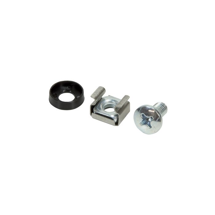LogiLink Jeu de vis M6 pour composants 19", 50 pièces