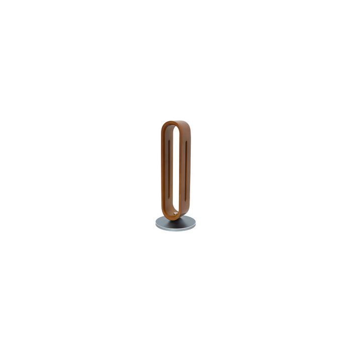 LogiLink Support pour casque audio, marron/argent