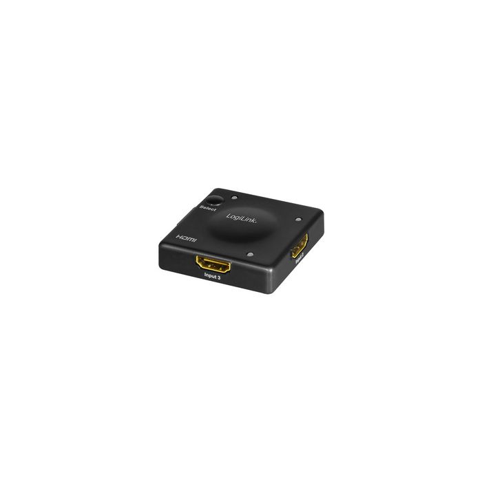 LogiLink Mini commutateur HDMI Full HD, 3 ports, noir
