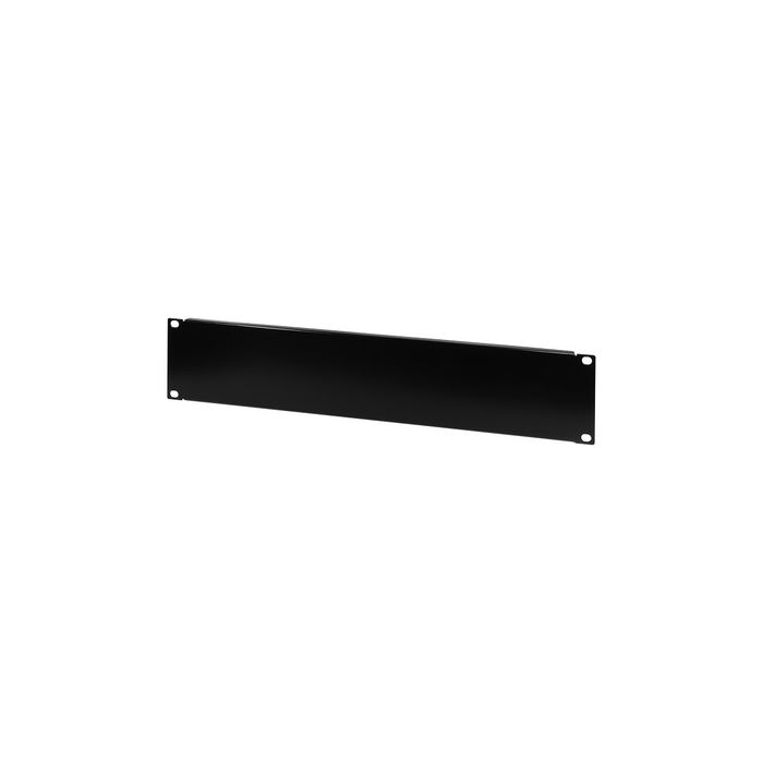 LogiLink Plaque obturatrice 19", 2 U, noir (RAL9005)