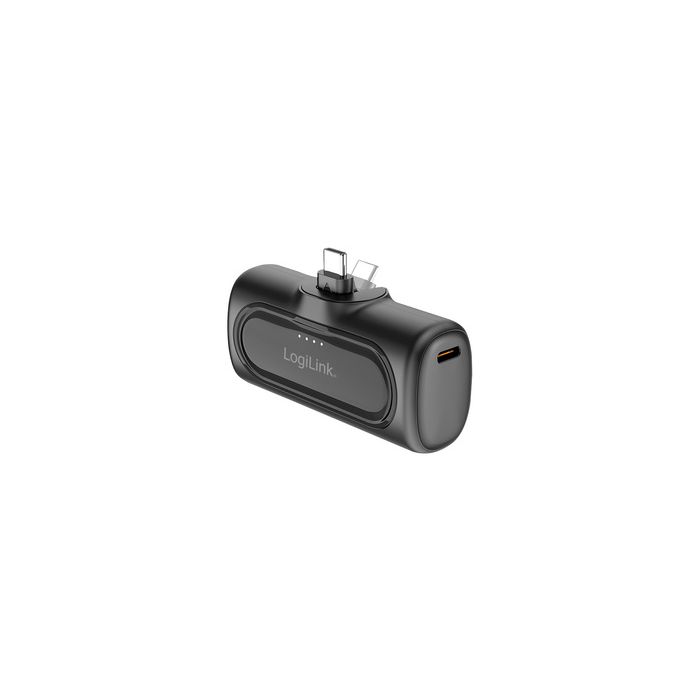LogiLink Powerbank, 5.000 mAh, 2x USB-C, noir