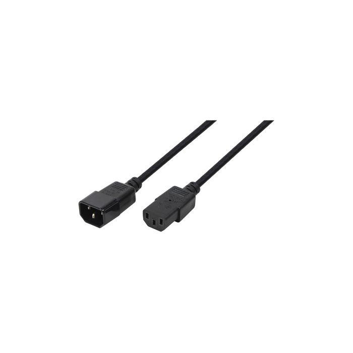 LogiLink Rallonge de câble d'alimentation C13 - C14, 3,0 m