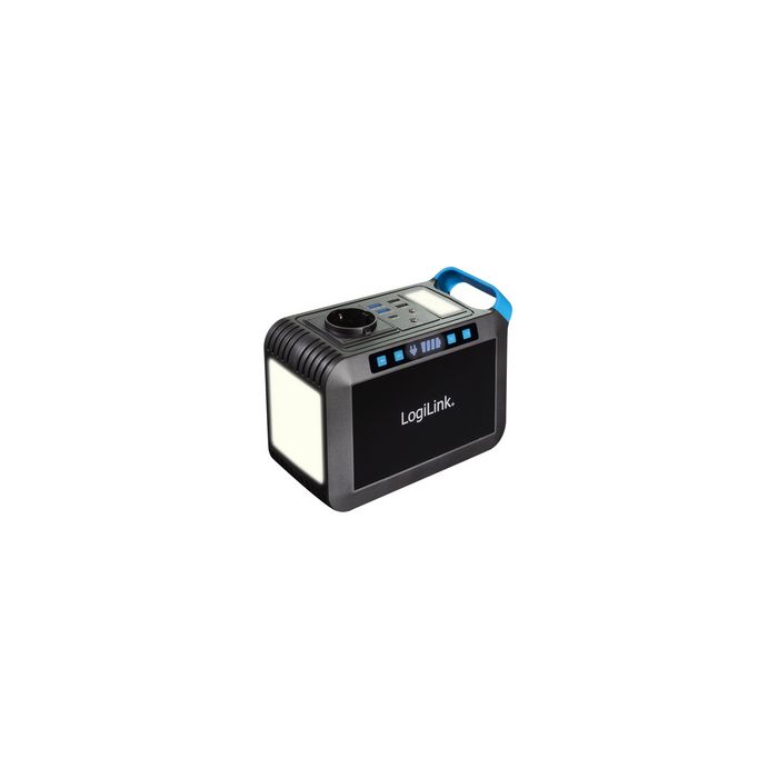 LogiLink Station de charge mobile, 300 watts, noir