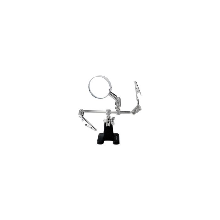 LogiLink Support de montage "troisième main", avec loupe