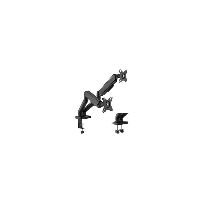 LogiLink Bras support double, longueur du bras: 450 mm, noir