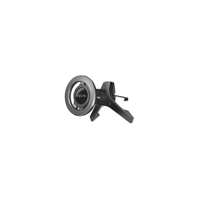 LogiLink Support magnétique 3 points pour smartphone, noir