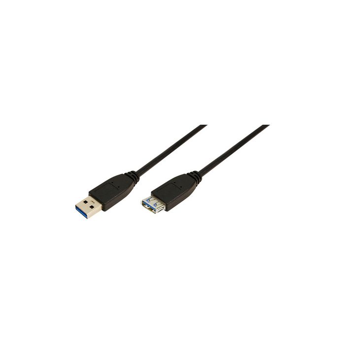 Logilink Rallonge USB 3.0, noir, 2,0 m