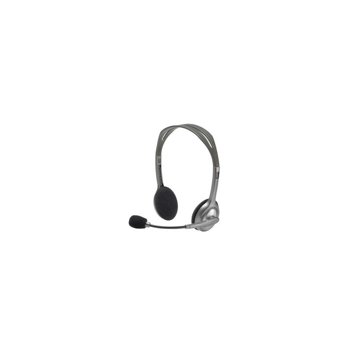 Casque Micro Logitech Headset H110 (Noir)