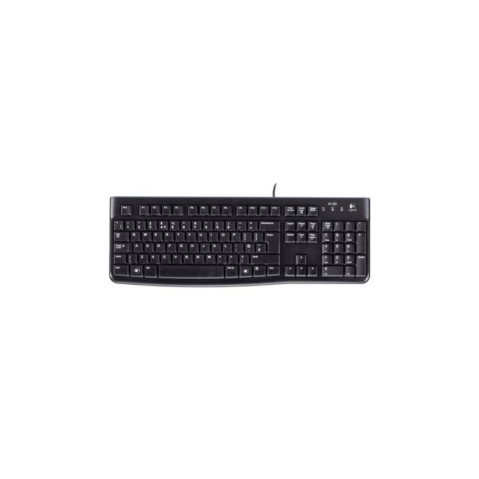 Logitech Tastatur K120, kabelgebunden, USB-Anschluss