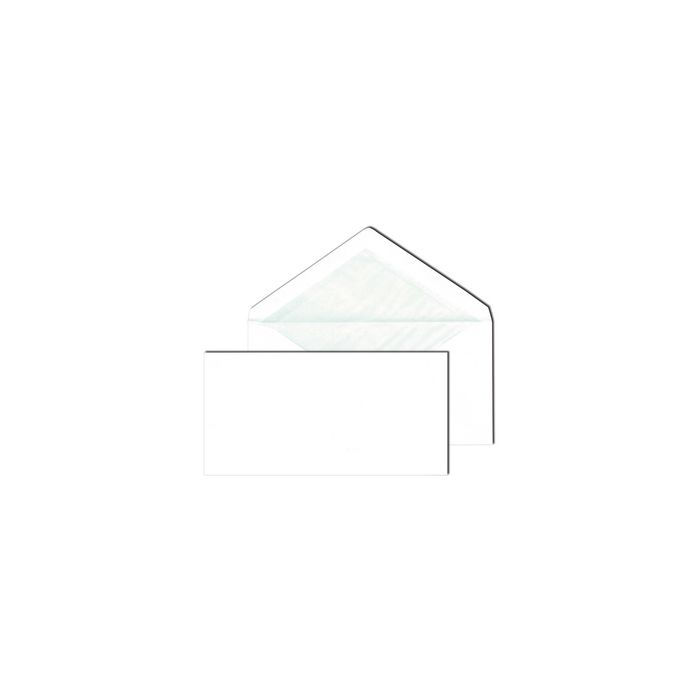 MAILmedia Enveloppe, rembourrage de soie, format long, blanc