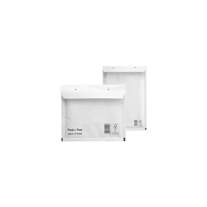 MAILmedia Pochette à bulle d'air, type I19, 36 g, blanc