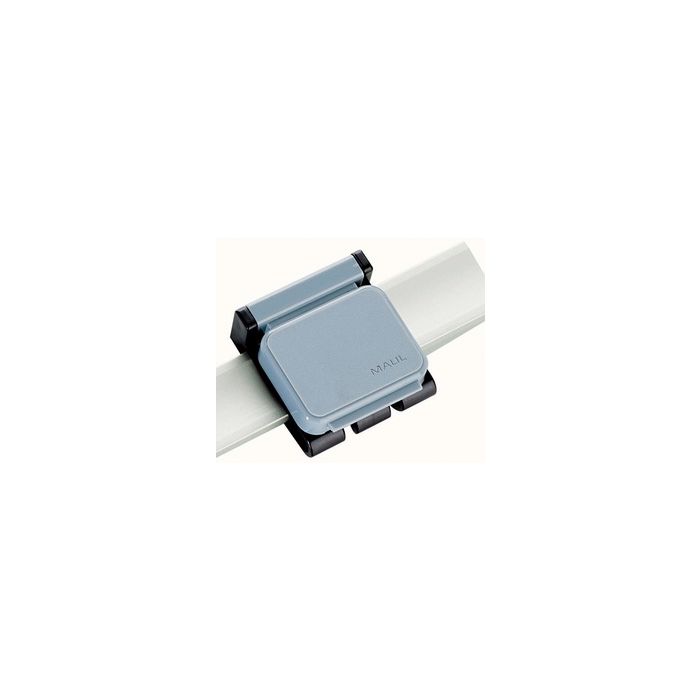 MAUL Clip magnétique, pour système de porte-plans, gris