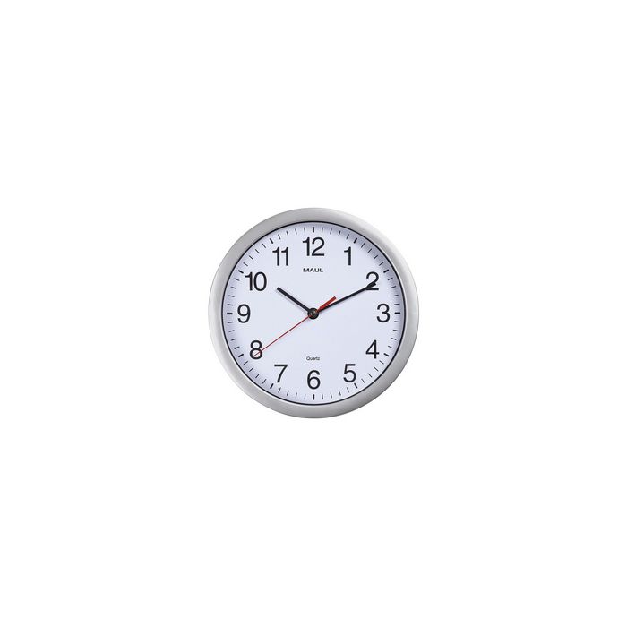 MAUL Horloge murale/horloge quartz MAULrun, diamètre: 250 mm