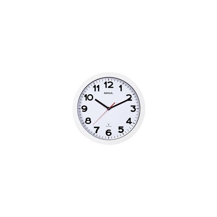 MAUL Horloge murale/radio pilotée MAULstep, diamètre: 300mm