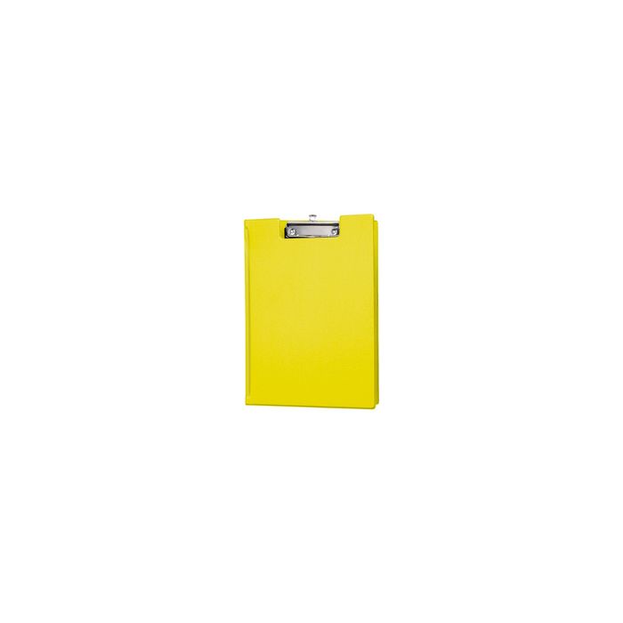 MAUL Porte-bloc à pince, plastifié, A4, jaune