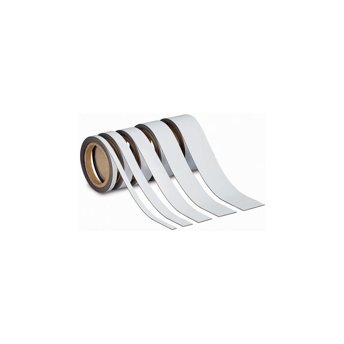 MAUL Ruban magnétique, 20 mm x 10 m, épaisseur: 1 mm, blanc